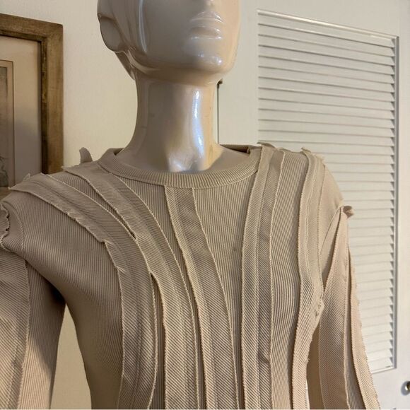 VINTAGE Asymmetric Long Sleeve Mini Dress - Picture 11 of 11